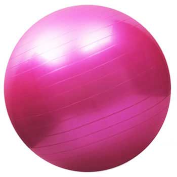 ลูกบอลโยคะ (สีชมพู) ผลิตจากวัสดุอย่างดี ด้วยเทคโนโลยีที่ทันสมัย ปลอดภัย มีความยืดหยุ่นสูง หนาเป็นพิเศษ ทนทานต่อแรงกดทับ รองรับน้ำหนักได้มากกว่า 100 กิโล